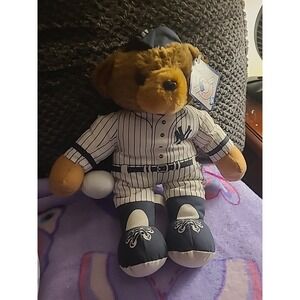 VINTAGE NEW YORK YANKEES PLUSH FABRIC DOLL BEAR